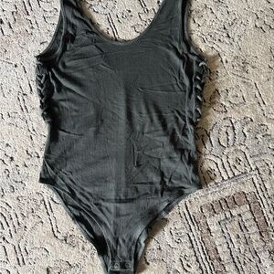 American Eagle Outfitters Charcoal Kids Bodysuit